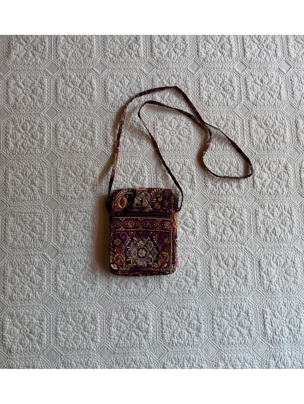 Vera Bradley Mini Hipster Safari Sunset crossbody bag